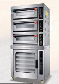 Combination Baking Oven Bread Machines With Proofer Electric 2 In 1 Deck Bread Baking