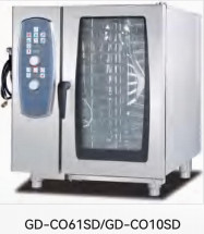 Печь Combi совмещает распаровщик печь в многофункциональном 4 слоях 9kW