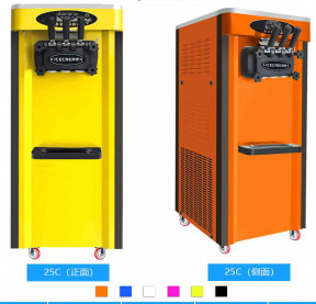 Двойная машина мороженого компрессора Precooling 220v 50 - 60hz 1800W