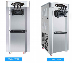 Двойная машина мороженого компрессора Precooling 220v 50 - 60hz 1800W