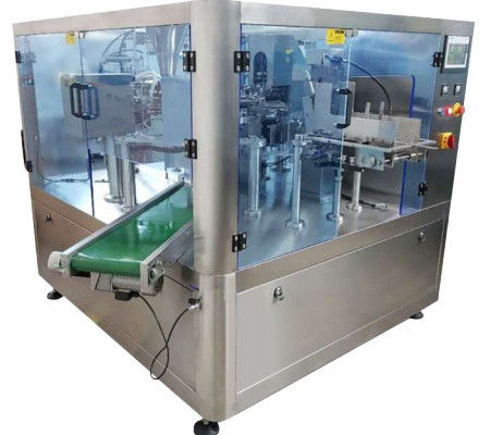 Предупреждение машины упаковки сумки Premade роторное автоматическое защищает функцию 60bags/минуту