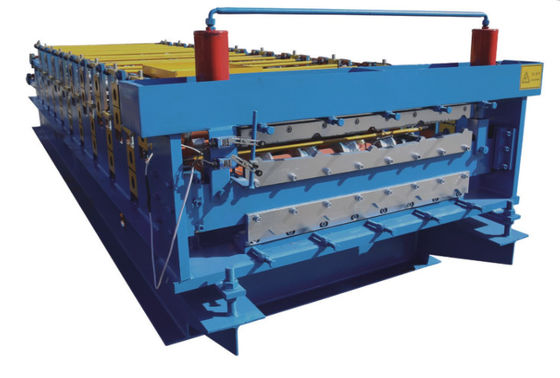 Крен цвета 7.5KW стальной формируя слои машины 1200mm двойные
