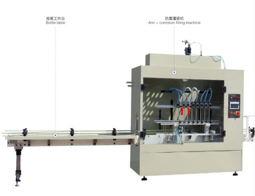 Противокоррозионное заполняя оборудование 1000ml 15bph пакуя машины