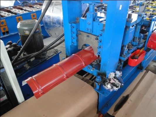 Половинный крен крышки Ридж круга формируя участок 2.5T зеленого цвета 3 машины